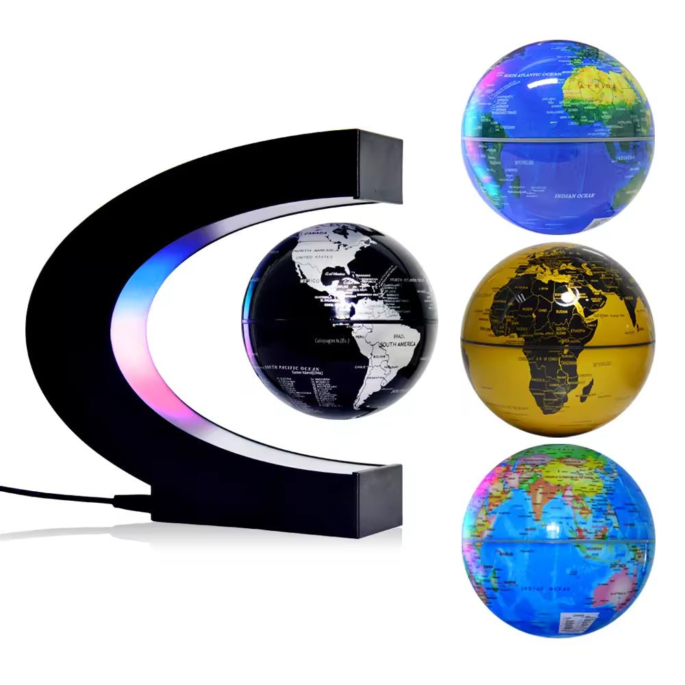 Globe Magnétique Lévitation – Bureau & Décoration